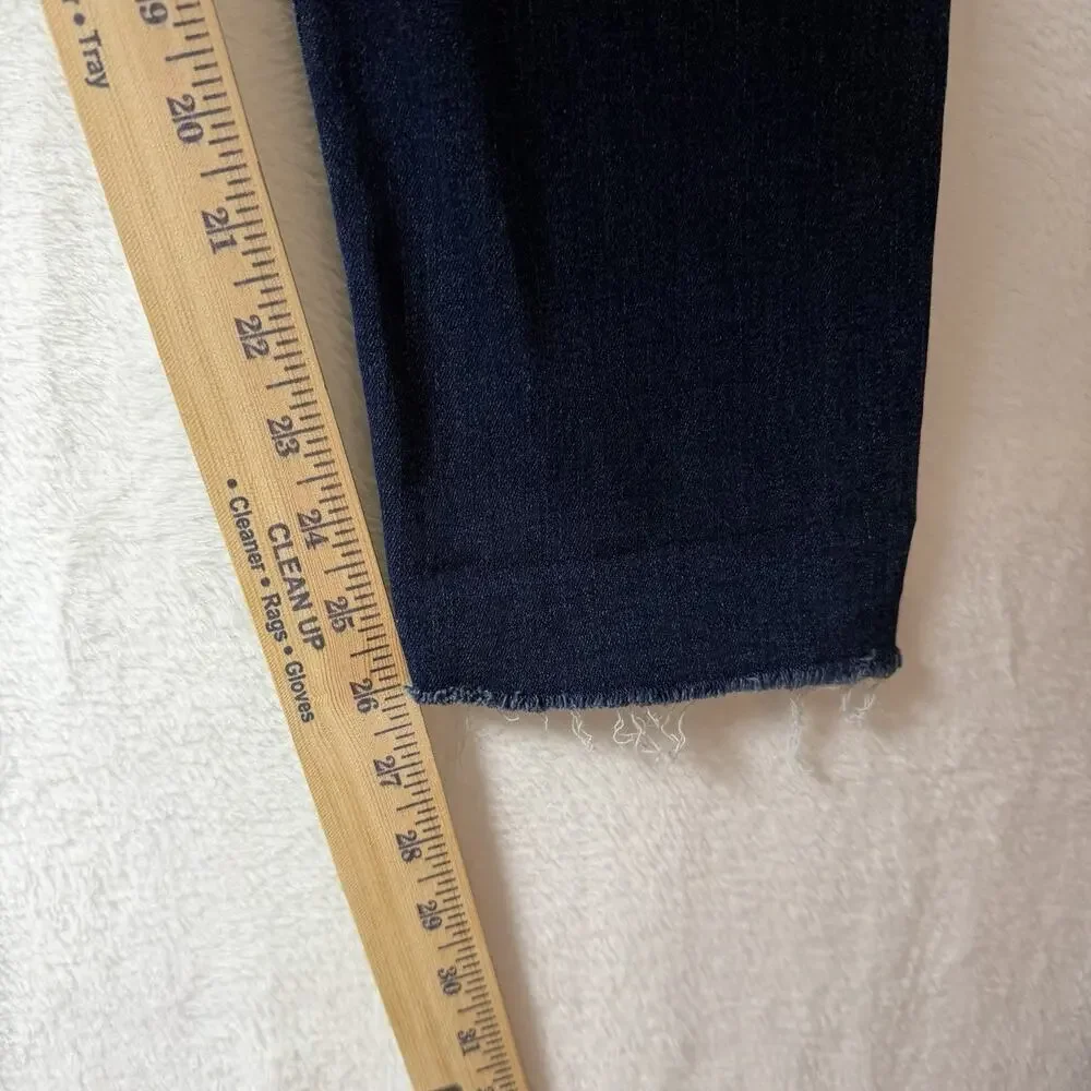 Hollister Distressed Skinny Jeans Raw Hem Men's Size W33xL32 Stretchy